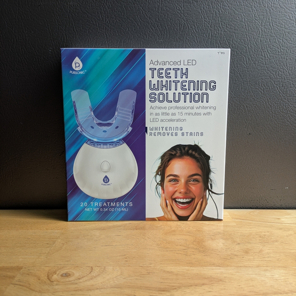 Pursonic Advanced LED Teeth Whitening Solution - White